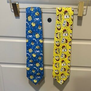 2 SpongeBob Mens Neck Tie
